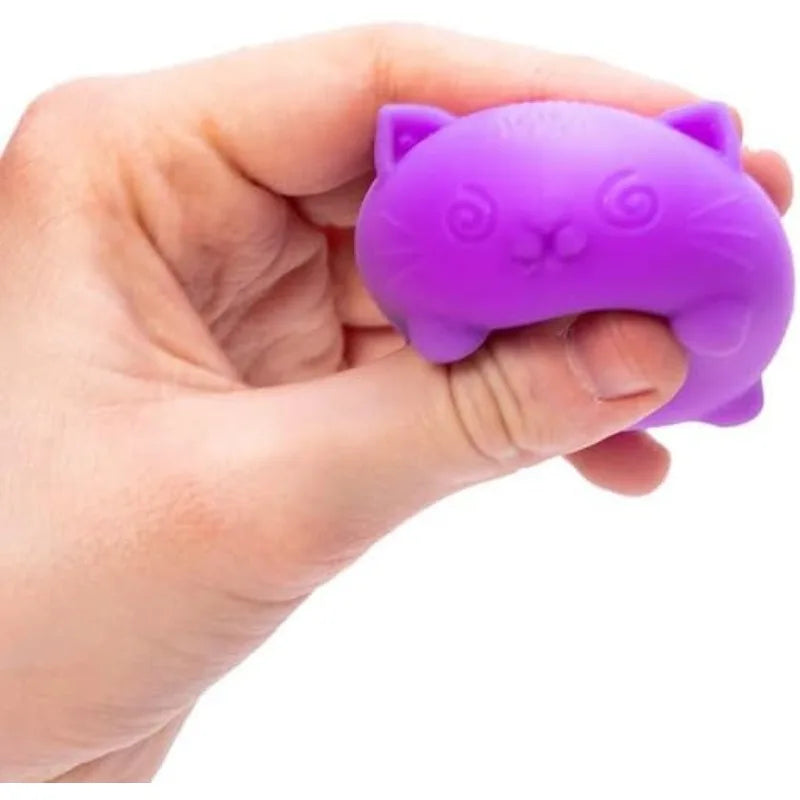 Mini Cat Squishy Collection – 4 Pack Sensory Stress Relief Toys