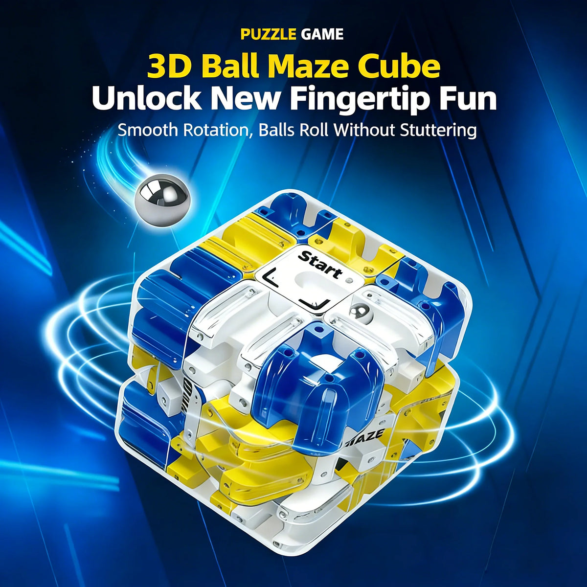 3D Puzzle Ball Labyrinth Challenge