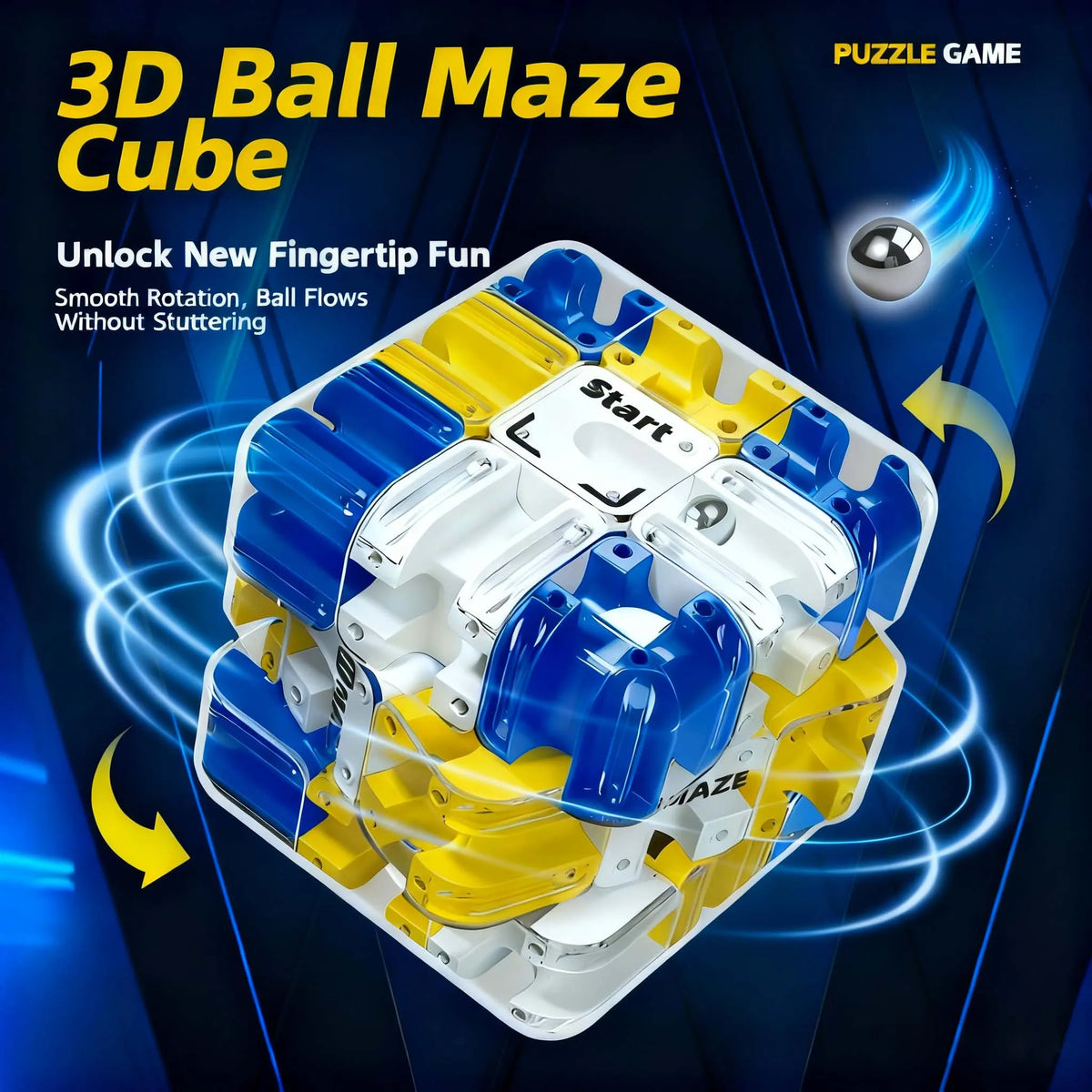 3D Puzzle Ball Labyrinth Challenge