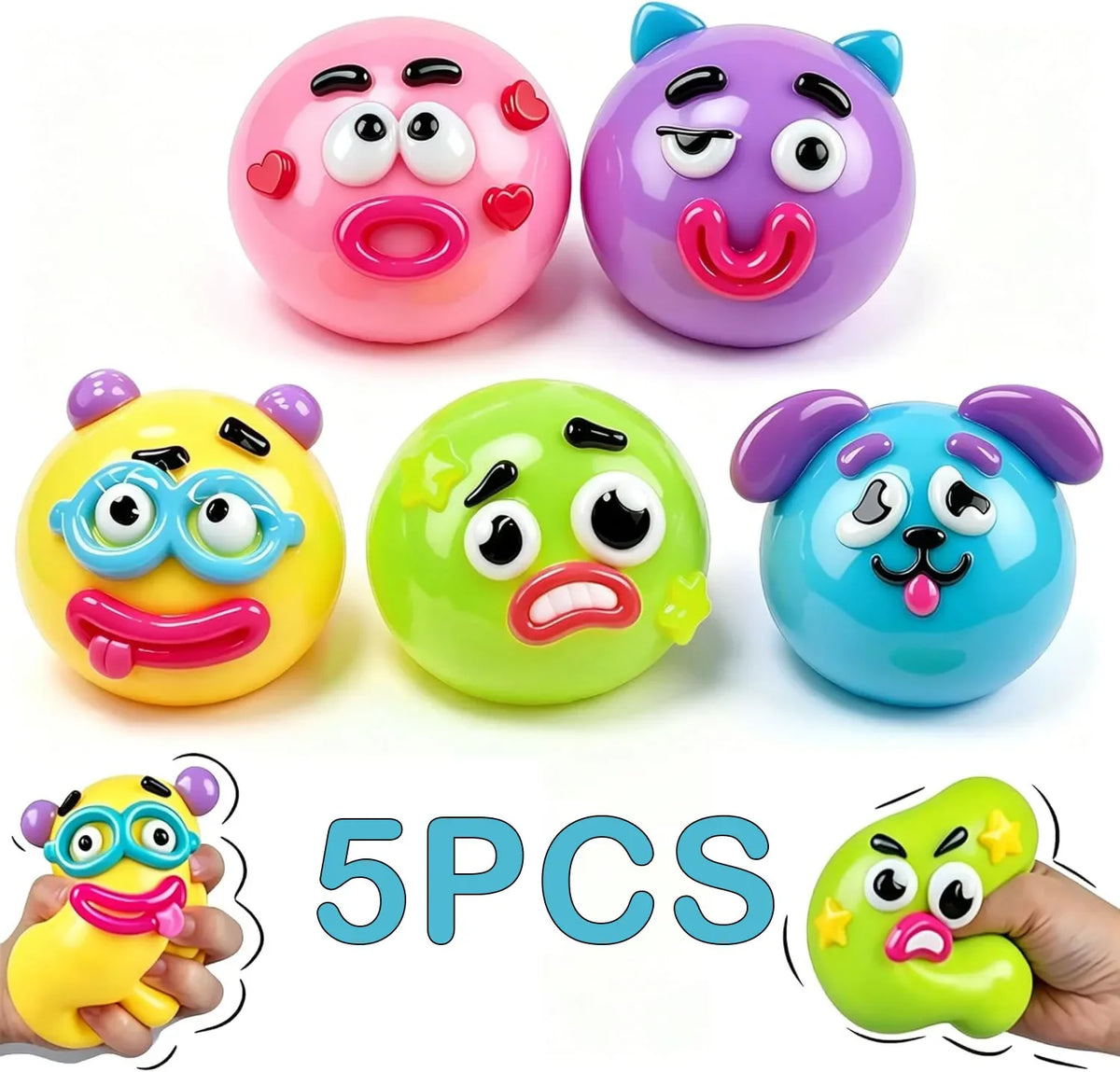 Smusher Face - Sensory Squishy Toy