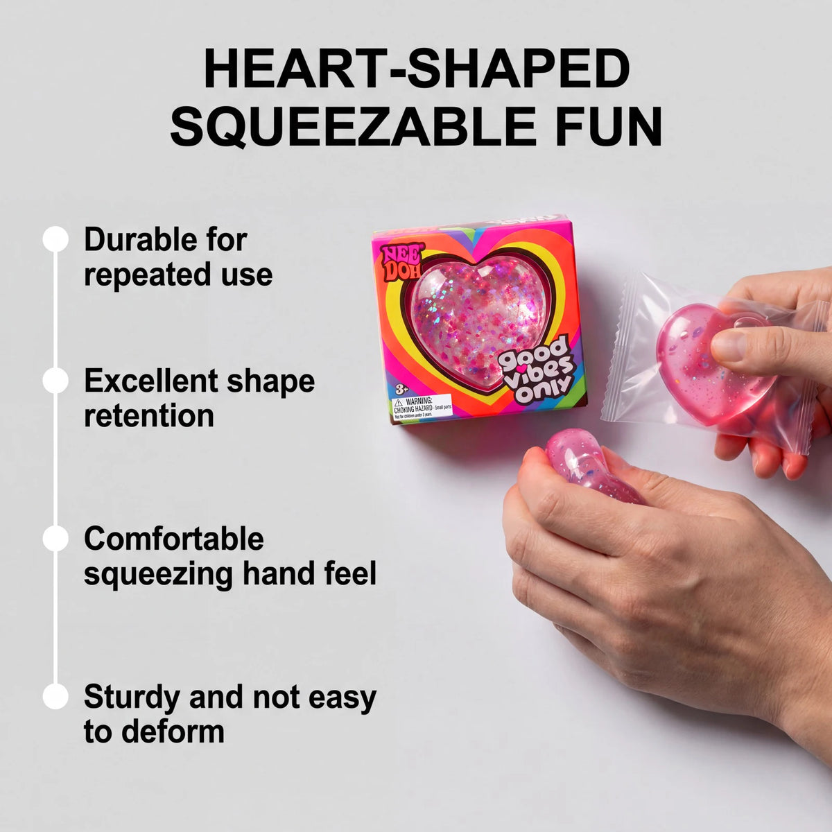 Heart Squishy Stress Relief Toy