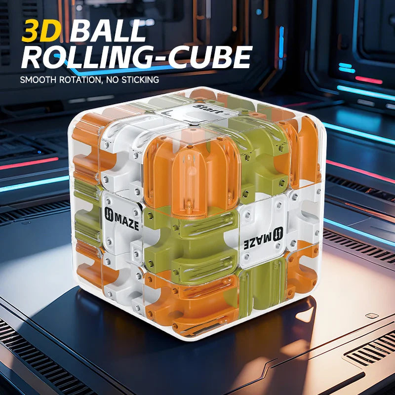 3D Puzzle Ball Labyrinth Challenge