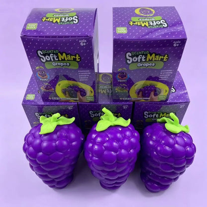Jumbo Grape Squishy Stress Relief Toy