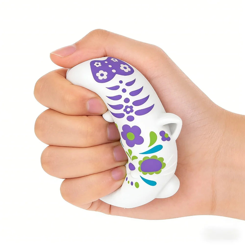 Sugar Skull Cat Squishy Toy
