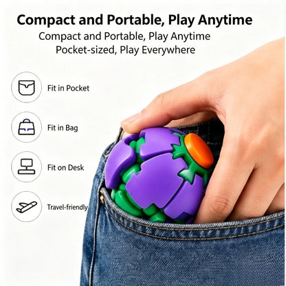 Transforming Spinner Ball Stress Relief Toy