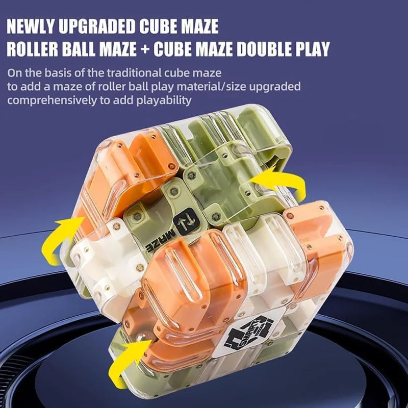 3D Maze Puzzle Cube Brain Teaser