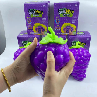 Jumbo Grape Squishy Stress Relief Toy