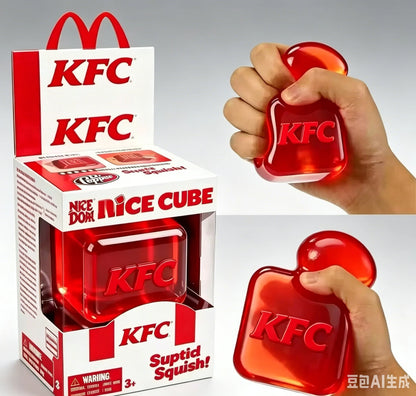 Fast Food Edition Squishy Stress Relief Cube