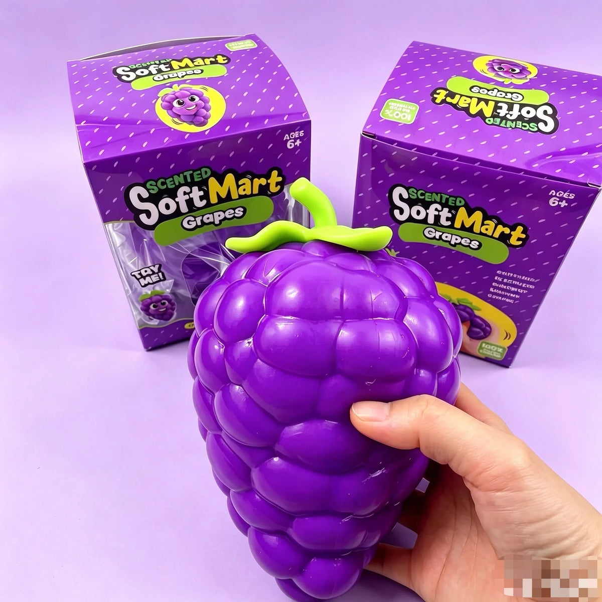 Jumbo Grape Squishy Stress Relief Toy