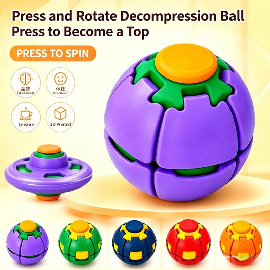 Transforming Spinner Ball Stress Relief Toy
