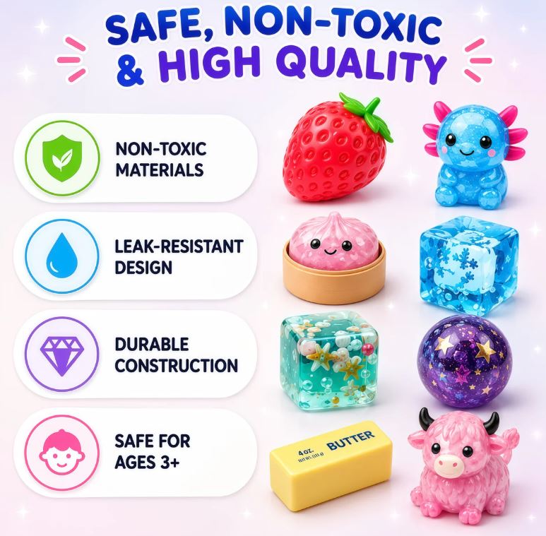 Squishy Sensory Toy Collection Box