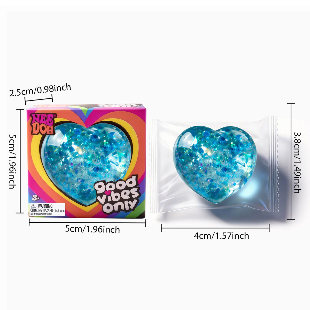 Heart Squishy Stress Relief Toy