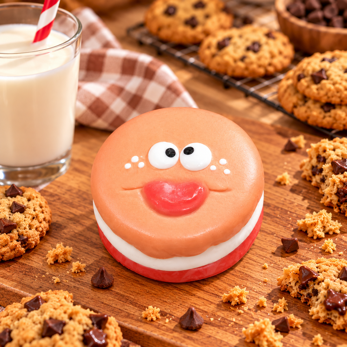 Funny Cookie Squishy Toy