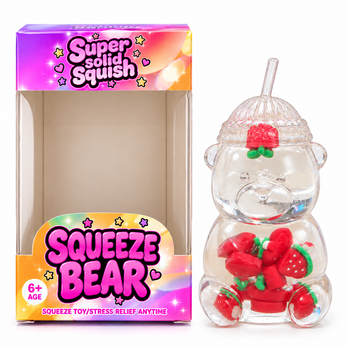 Fruit Bear Vaseline Filled Squishy