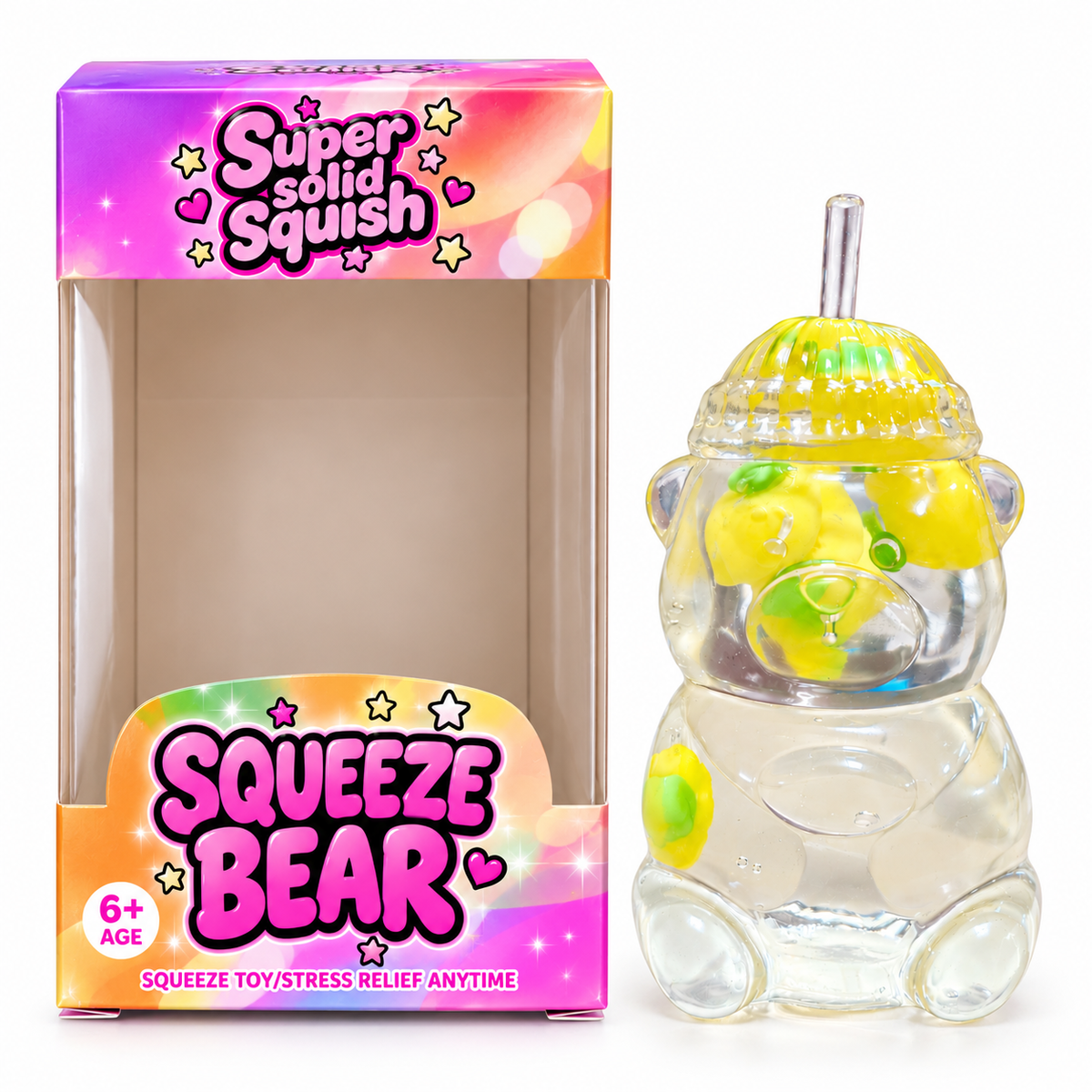 Fruit Bear Vaseline Filled Squishy