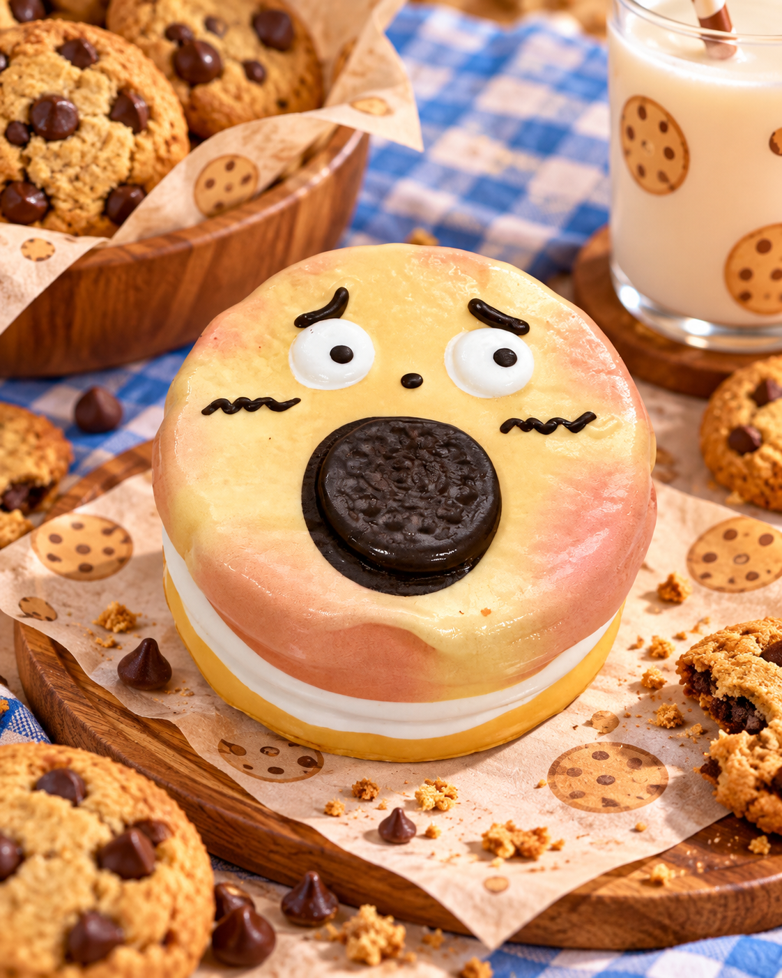 Funny Cookie Squishy Toy