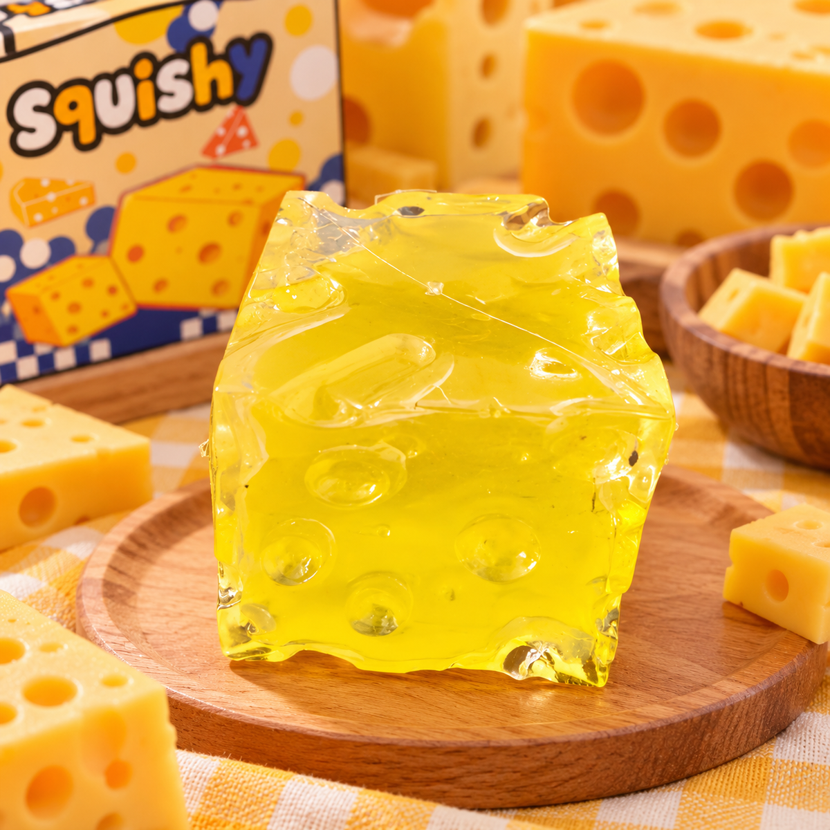 Transparent Cheese Squishy