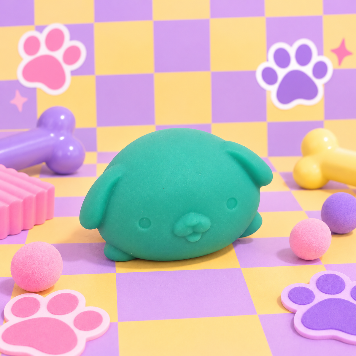 Cute Round Dog Squishy Toy