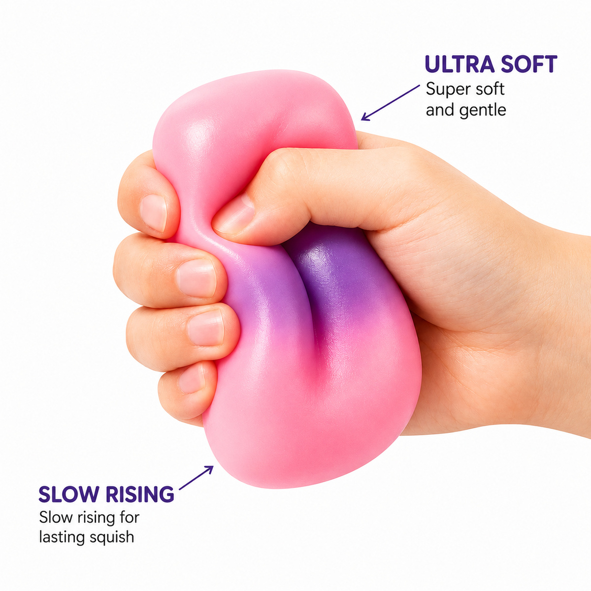 Light Reactive Sensory Squishy 3pcs