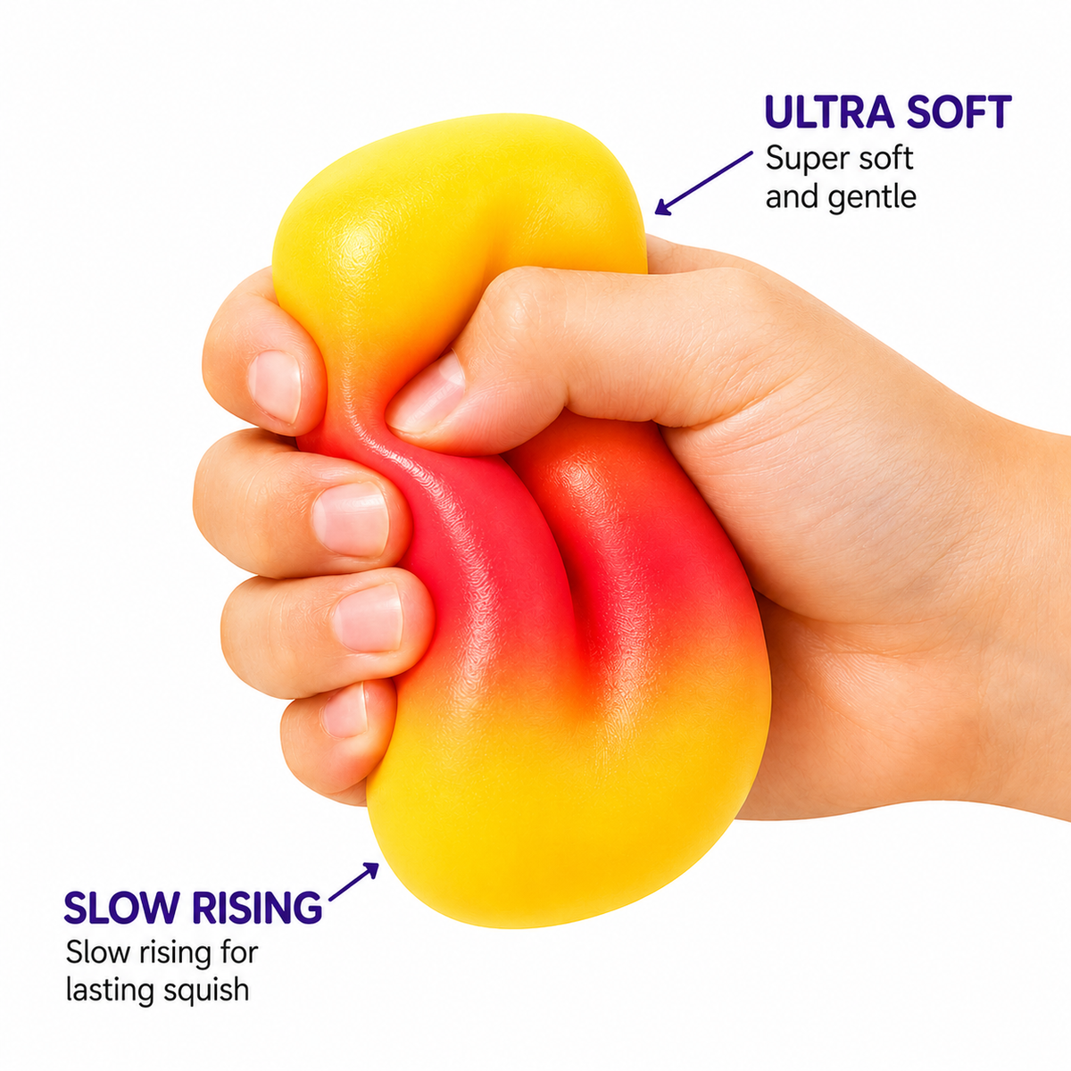 Light Reactive Sensory Squishy 3pcs
