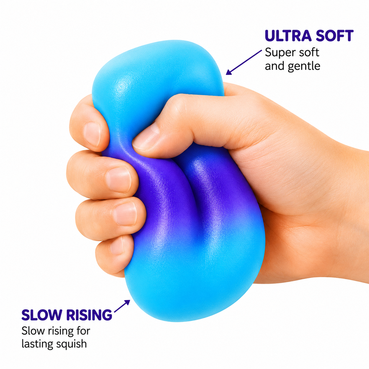 Light Reactive Sensory Squishy 3pcs