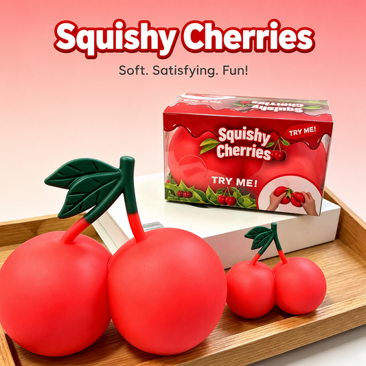 Soft Cherry Stress Relief Squishy