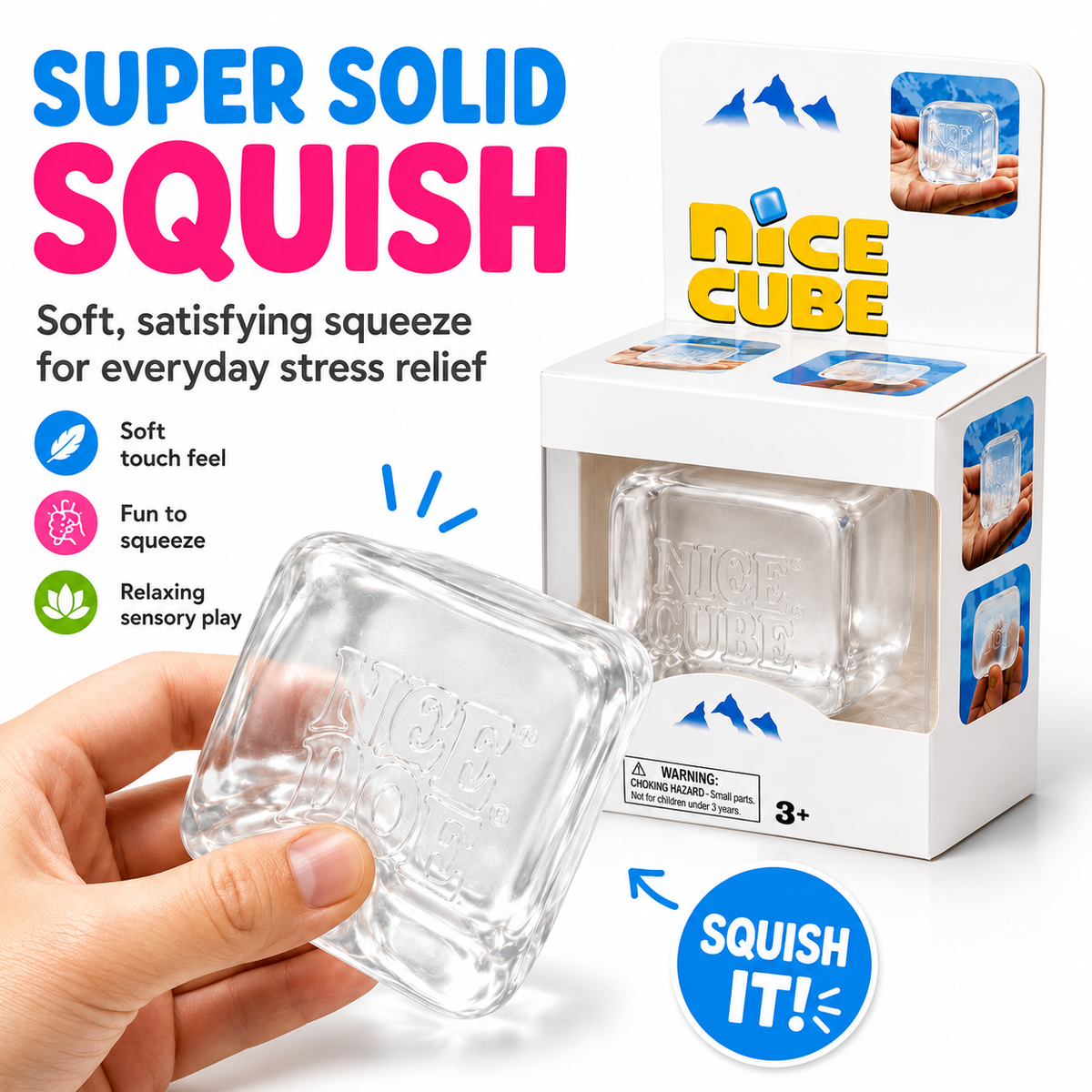 Crystal Clear Sensory Cube
