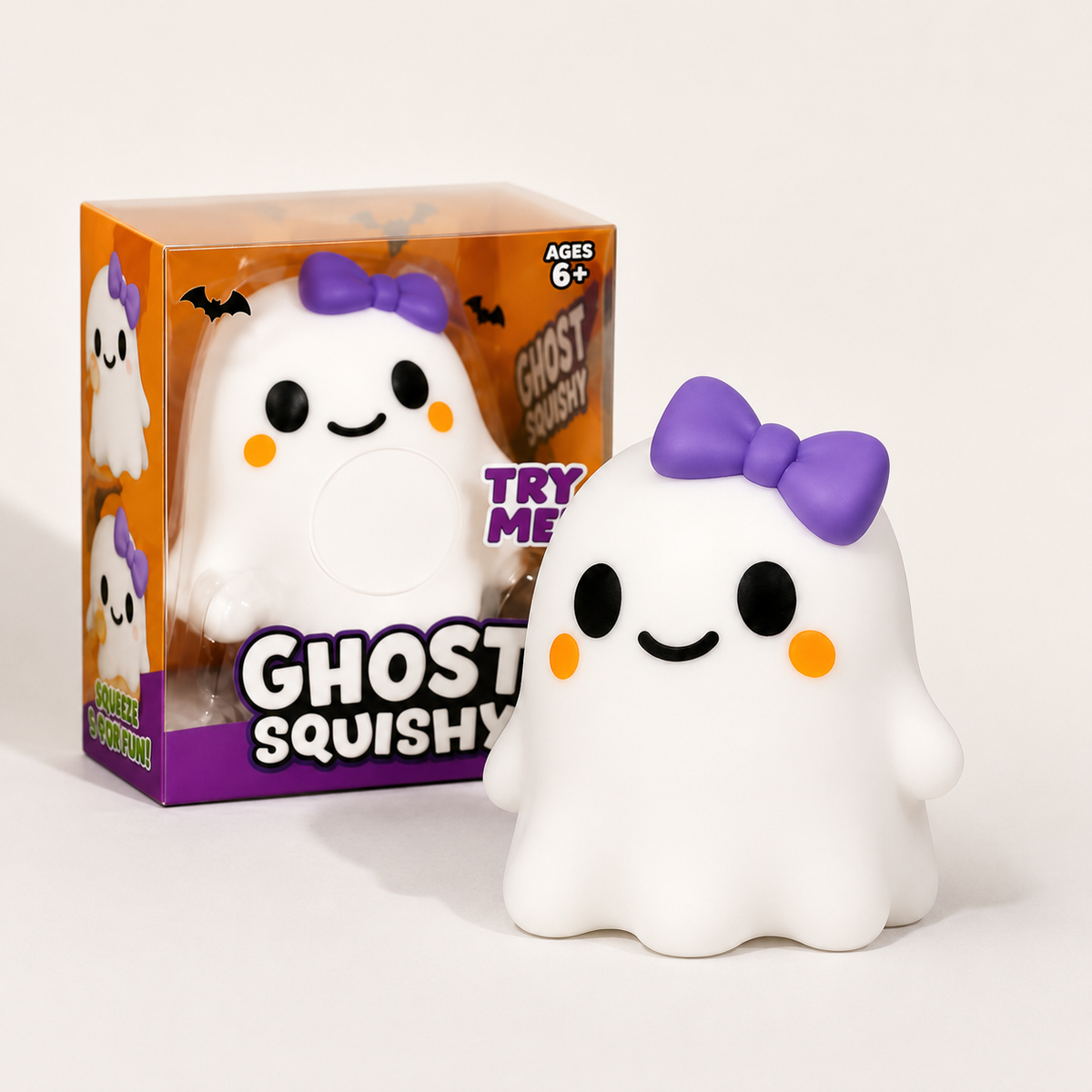 Cute Ghost Squishy Squeeze Toy
