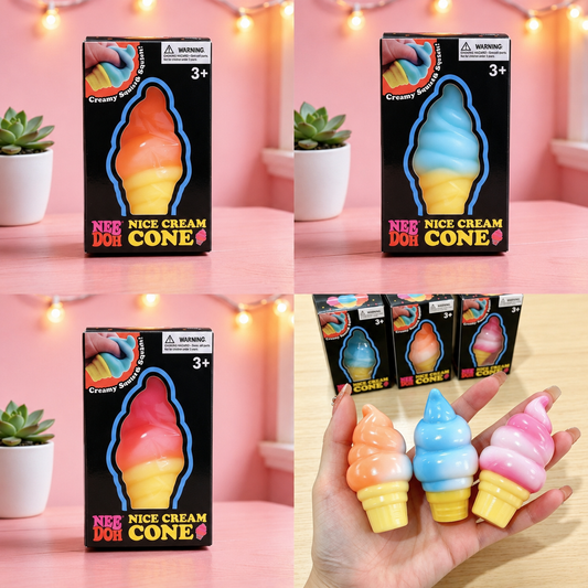 Ice Cream Cone Squishy Toy