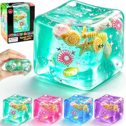 Ocean Theme Squishy Cube
