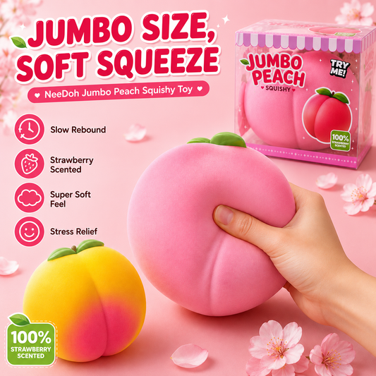Sweet Peach Sensory Squeeze Toy