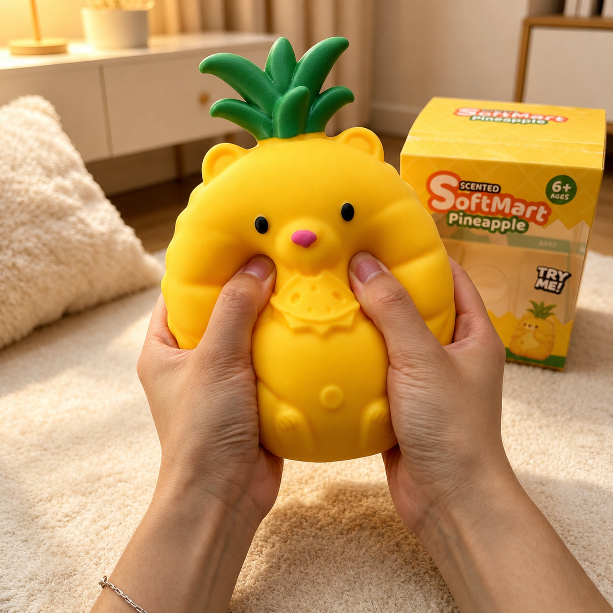 Pineapple Plush Squishy Scented Toy