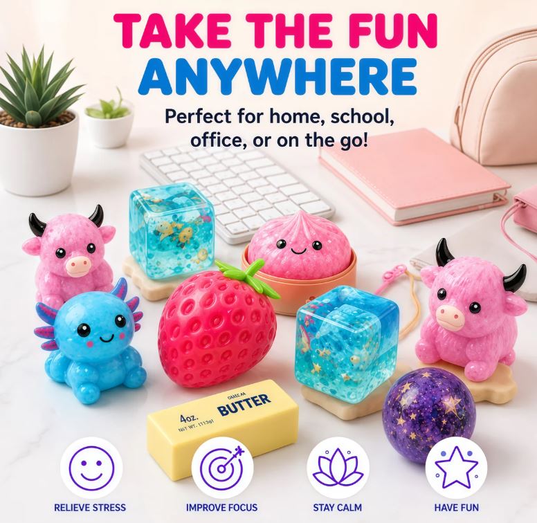 Squishy Sensory Toy Collection Box