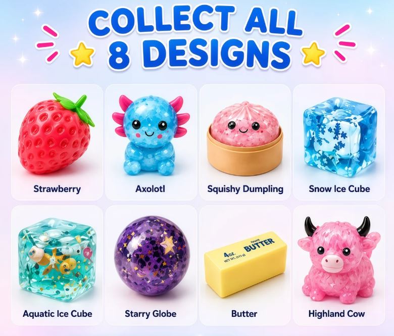 Squishy Sensory Toy Collection Box