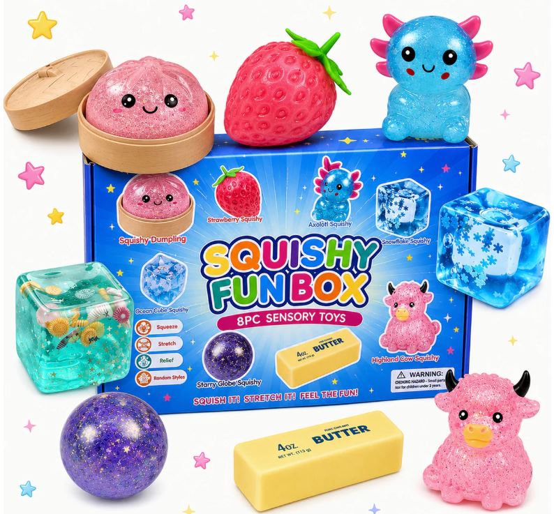 Squishy Sensory Toy Collection Box