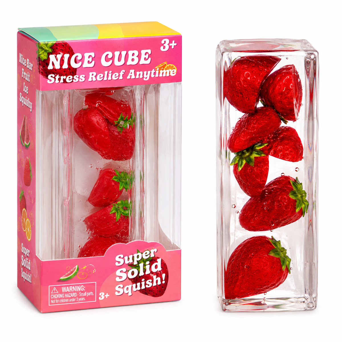 Fruity Nice Cube Squishy Sensory Toy