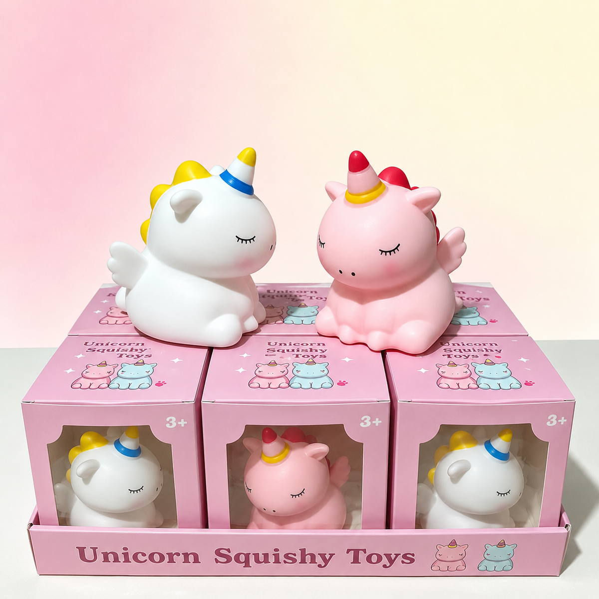 Pastel Unicorn Squishy Toy