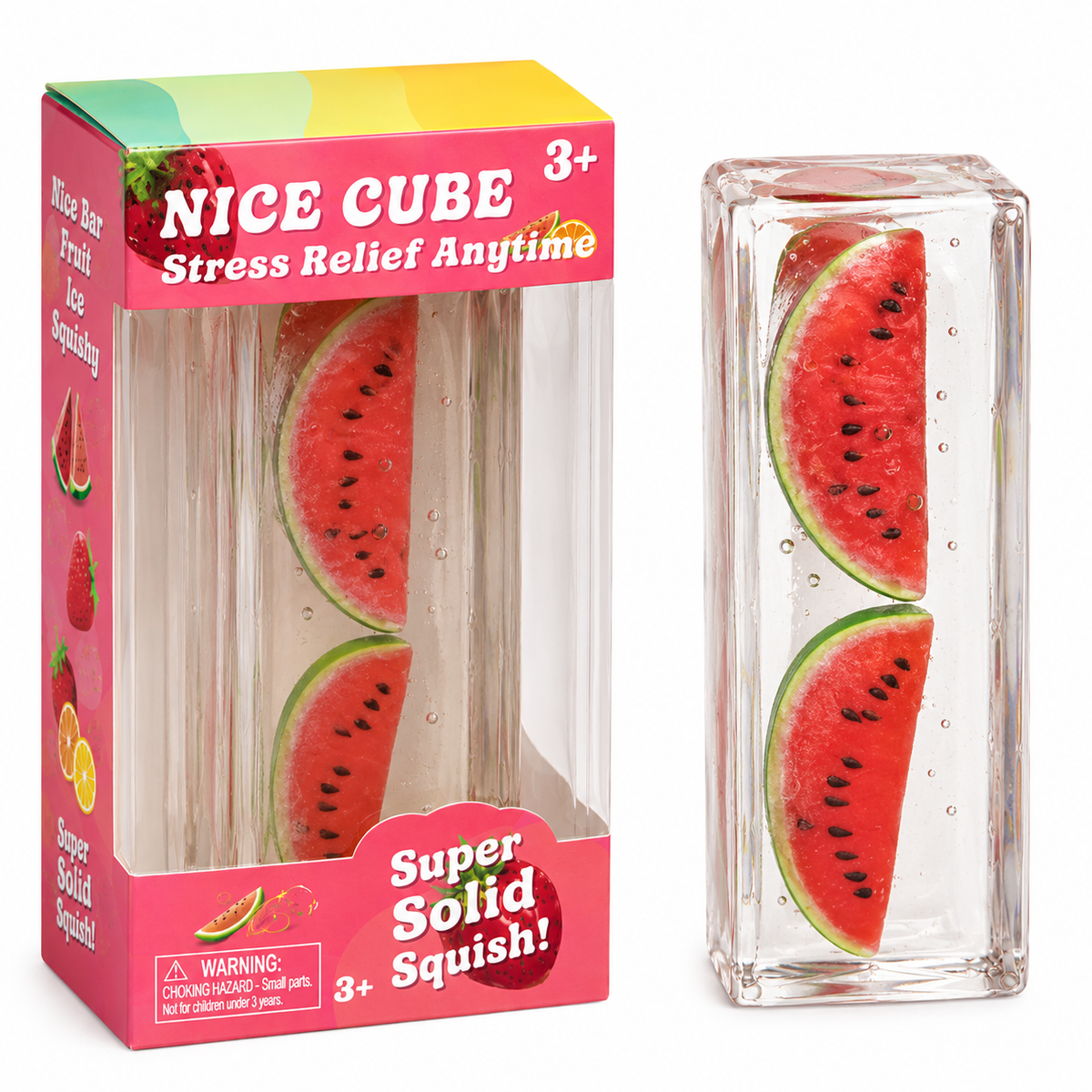Fruity Nice Cube Squishy Sensory Toy